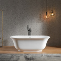 Modern Free Standing Adult Acrylic Bath Tub Easy Clean Acrylic Standing Floor White Bathtub